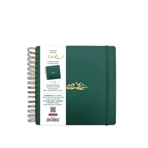 Scrapbook Luxi - 210x210 - laminált - üvegzöld